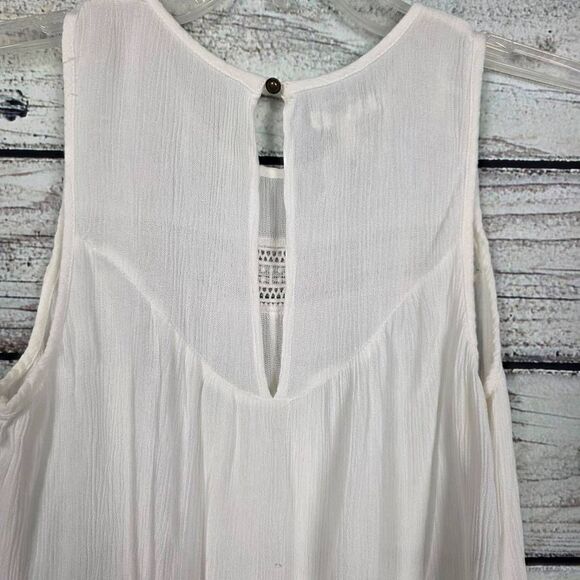 Maurices White Lace Trim Sleeveless Top XS - Picture 5 of 8